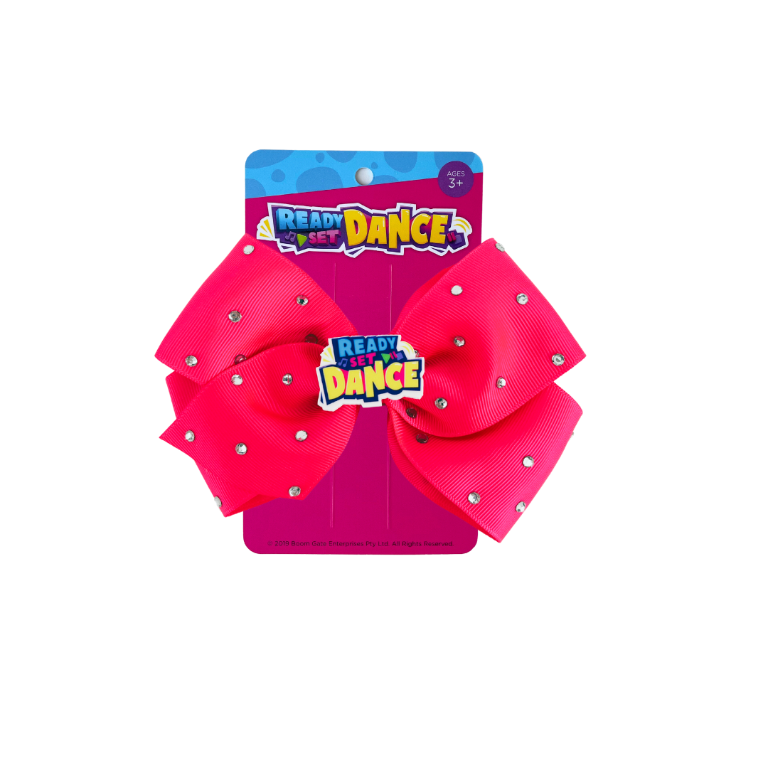 Hair Bow - Crystal