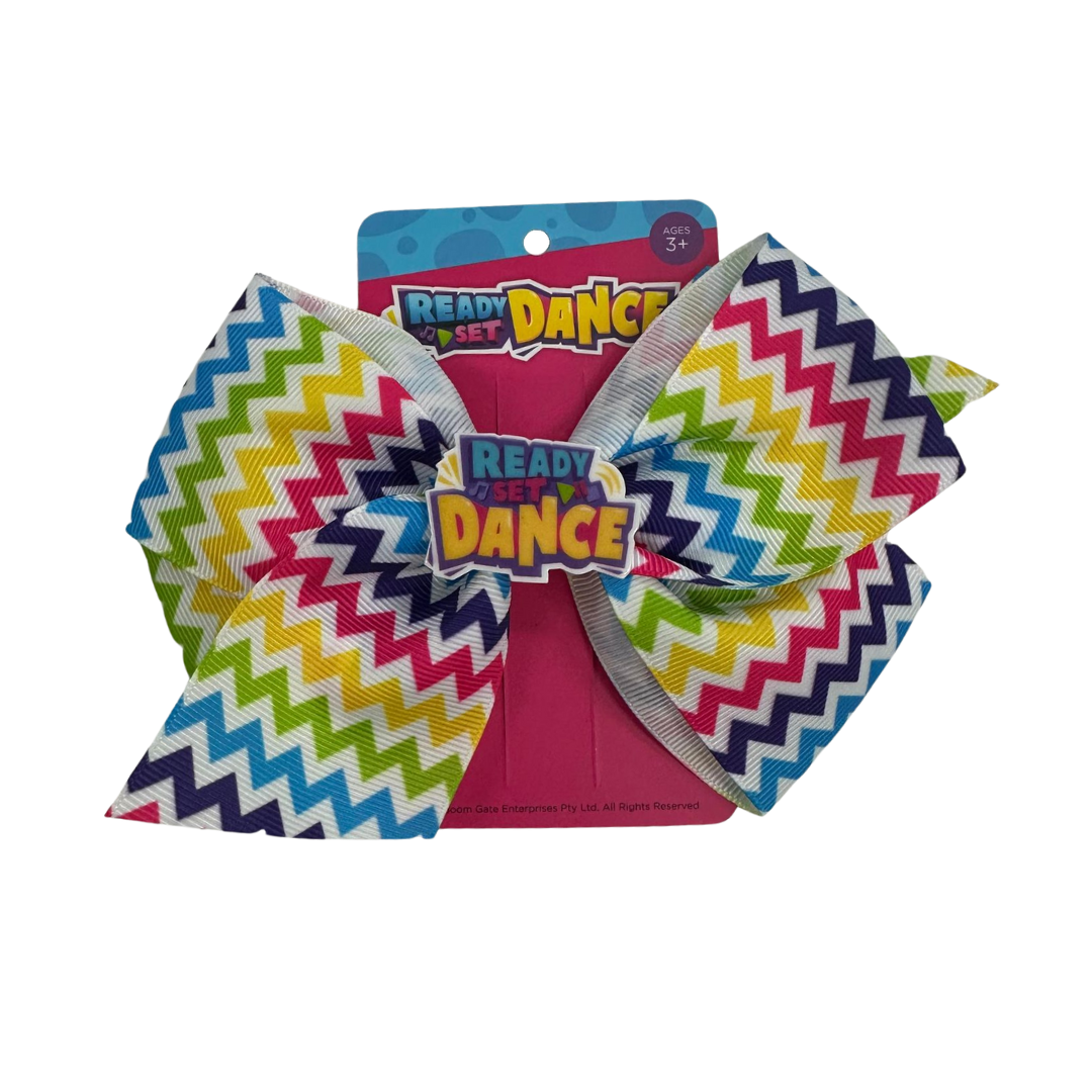 Hair Bow - Rainbow