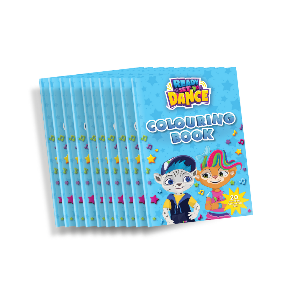 Colouring In Book - Twirl & Freeze - Pack of 10