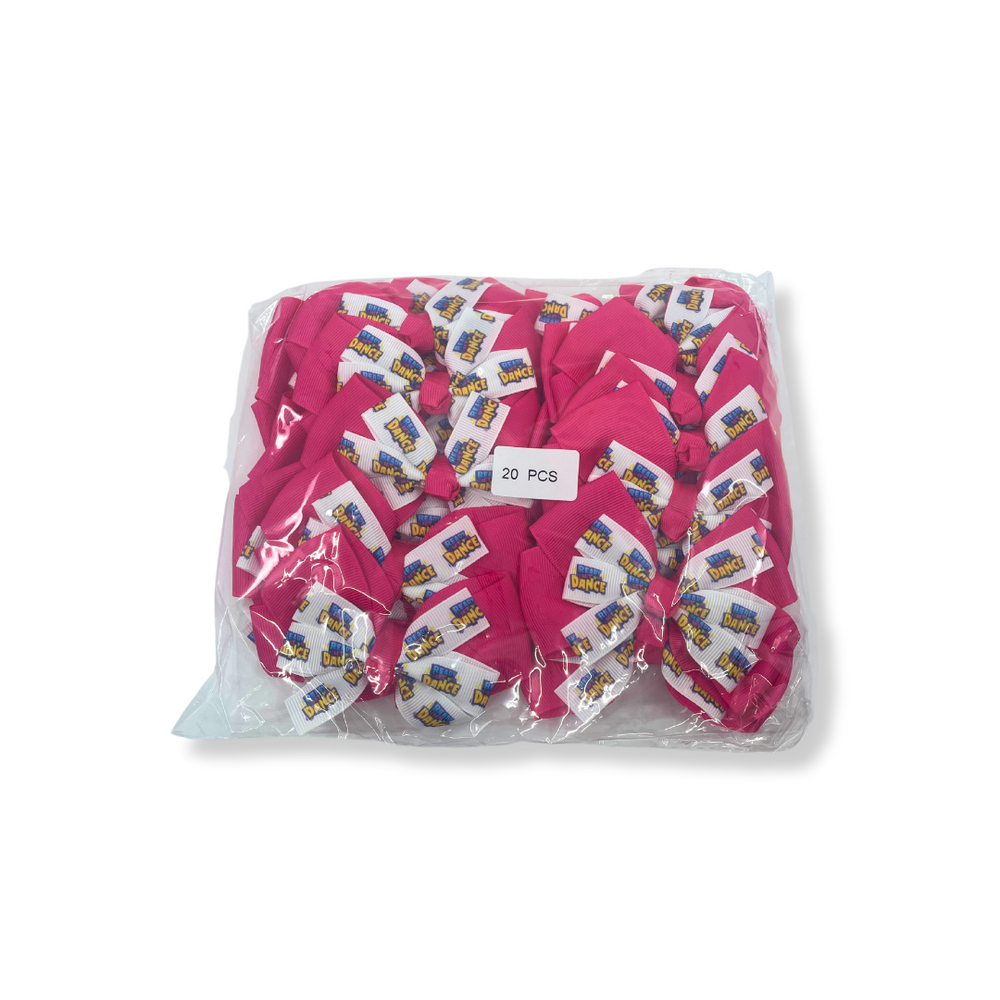 Hair Bow - Pink - Pack of 20