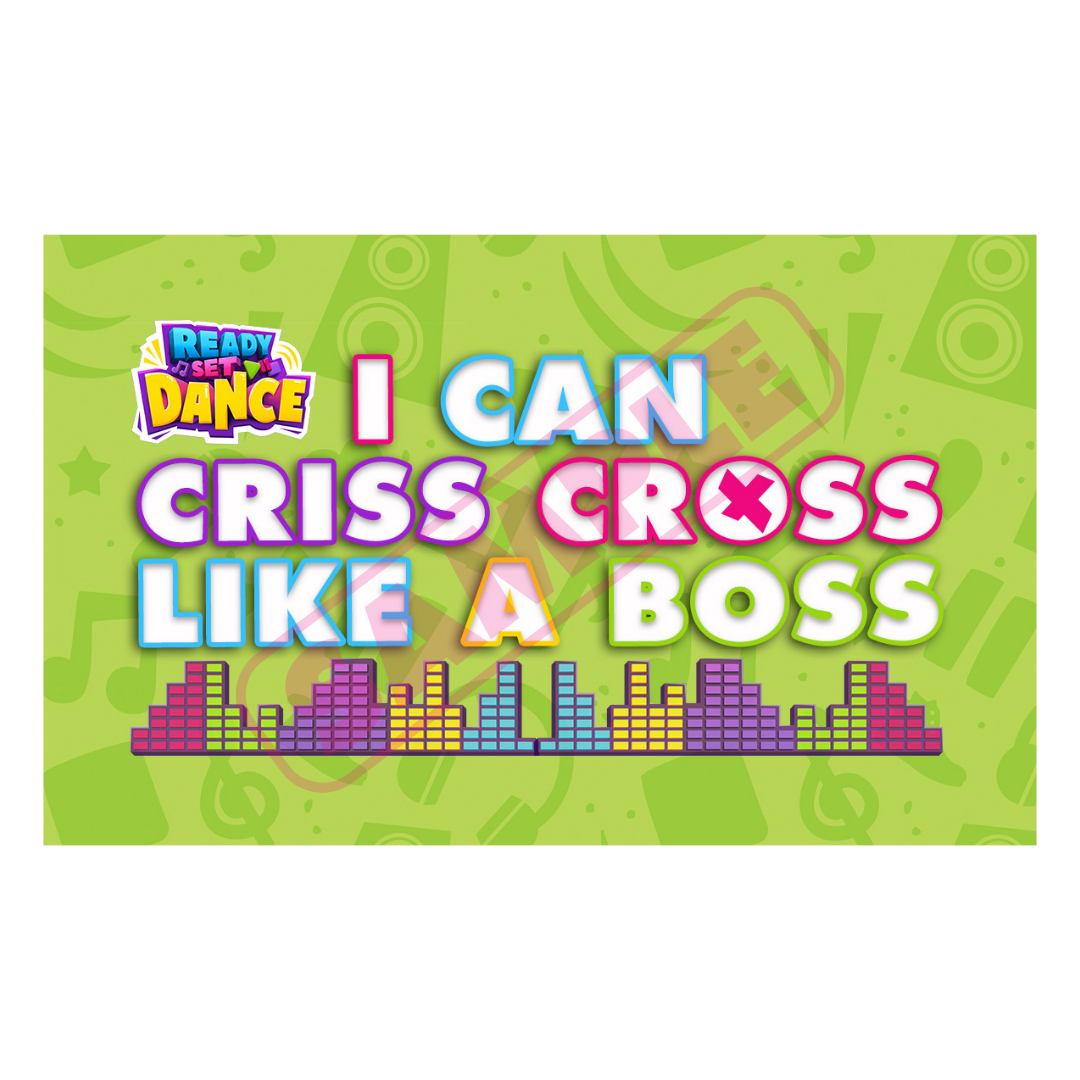 Milestone Card - Criss Cross - Pack of 20