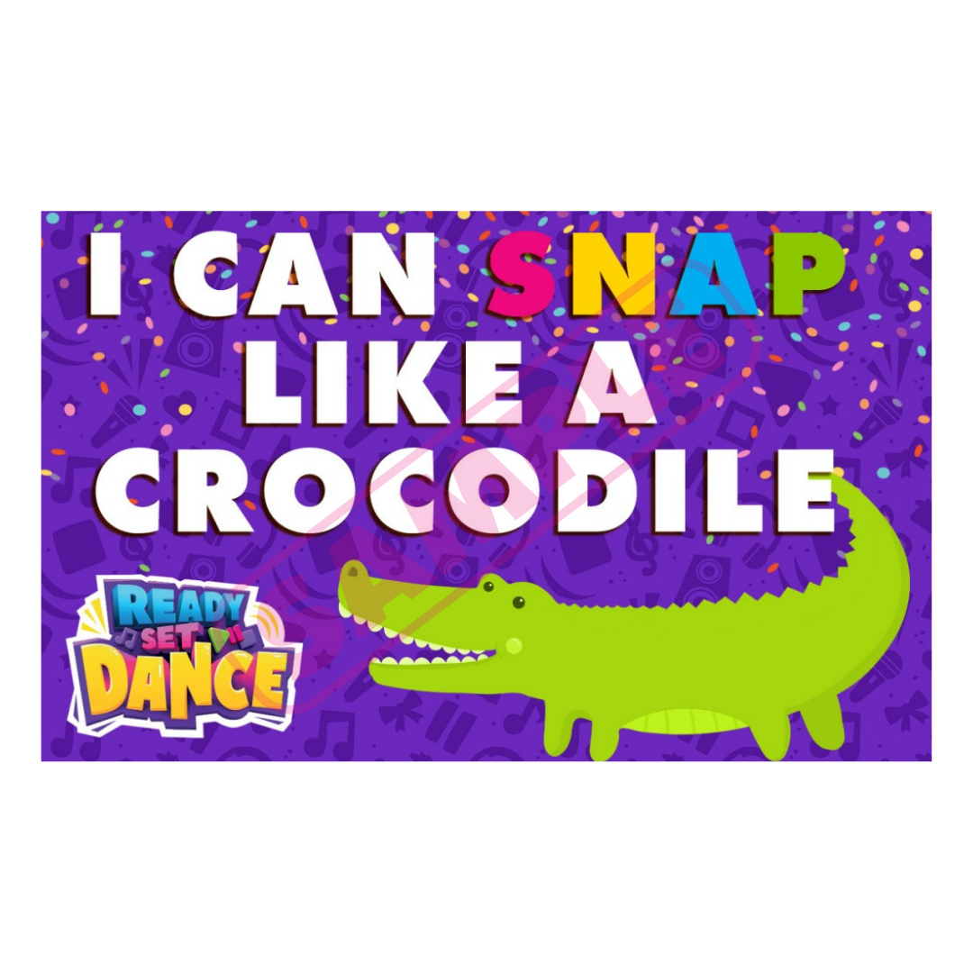 Milestone Card - Crocodile - Pack of 20