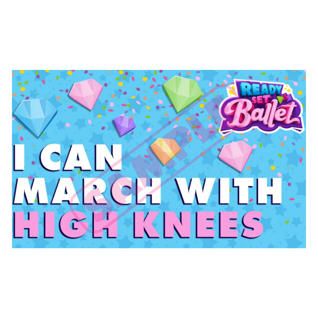 Milestone Card - High Knees - Pack of 20