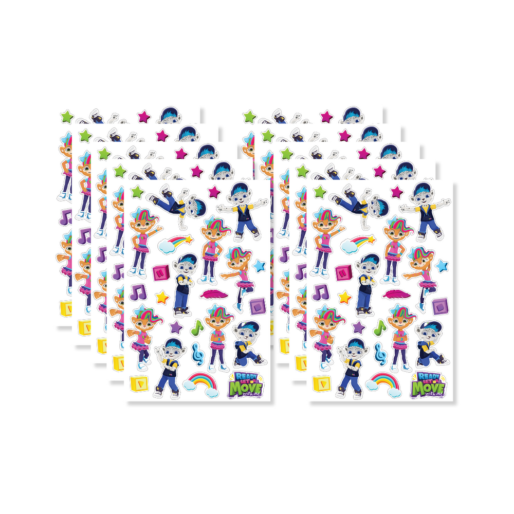 Puffy Sticker Sheet - RSM - Pack of 10