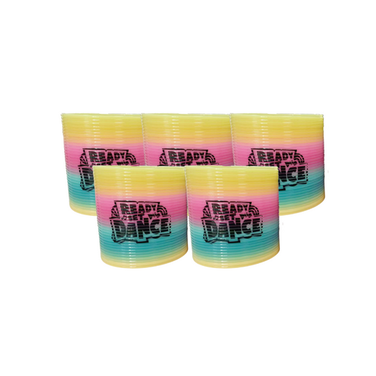 Rainbow Slinky - Pack of 5