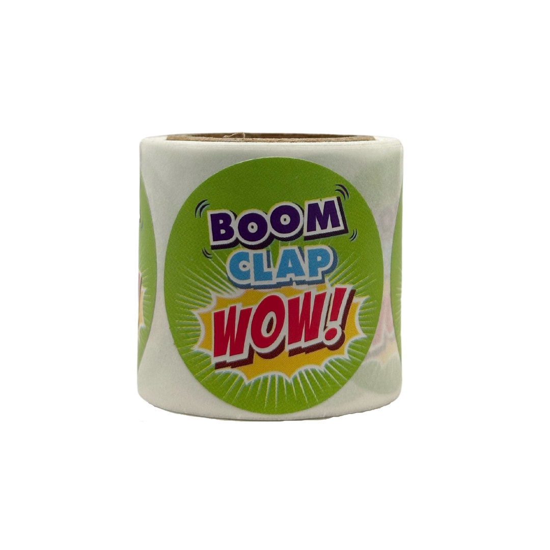 Sticker Roll - Boom Clap Wow