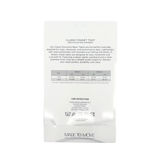 Stockings - Fishnet Tights - Black - Pack of 6