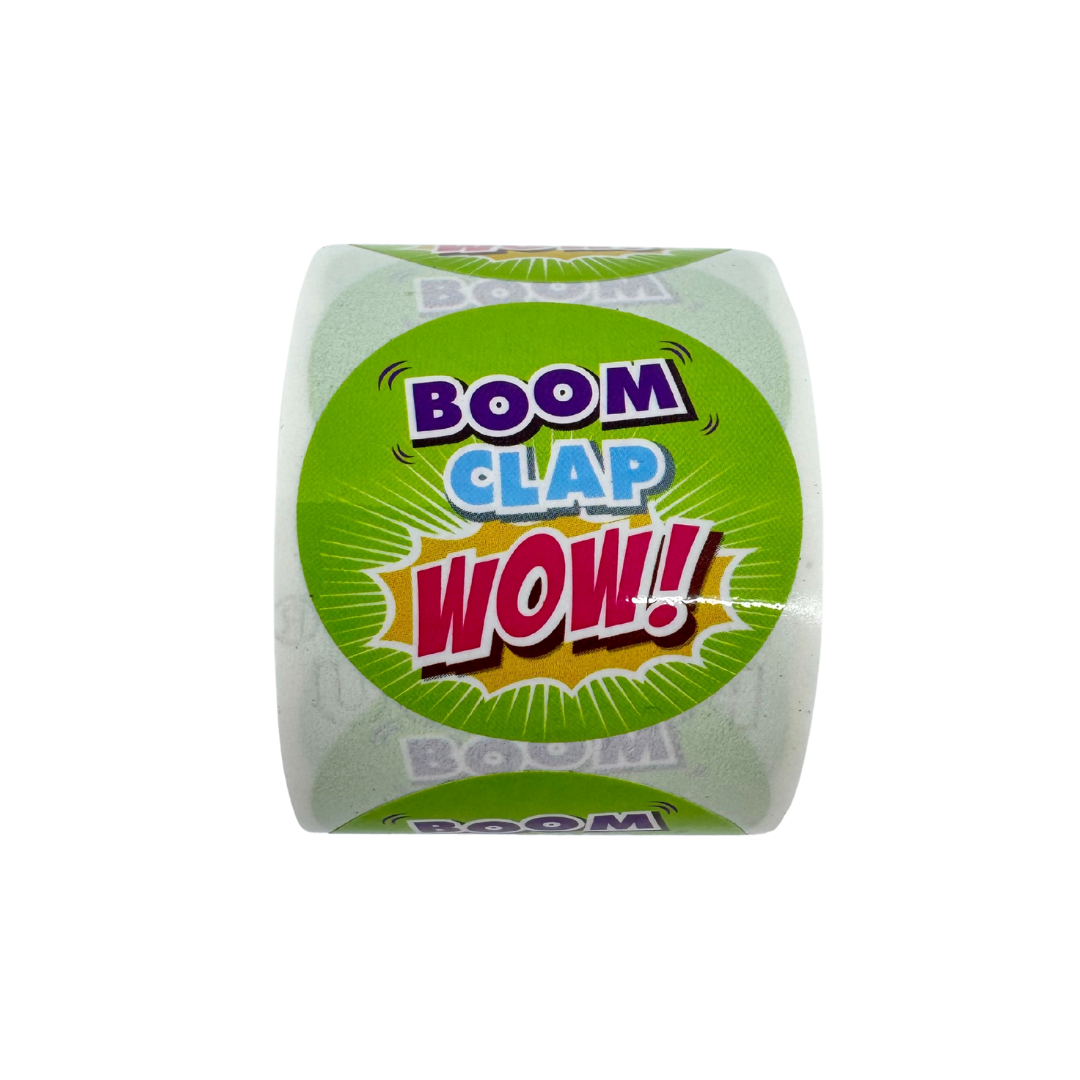 Sticker Roll - Boom Clap Wow