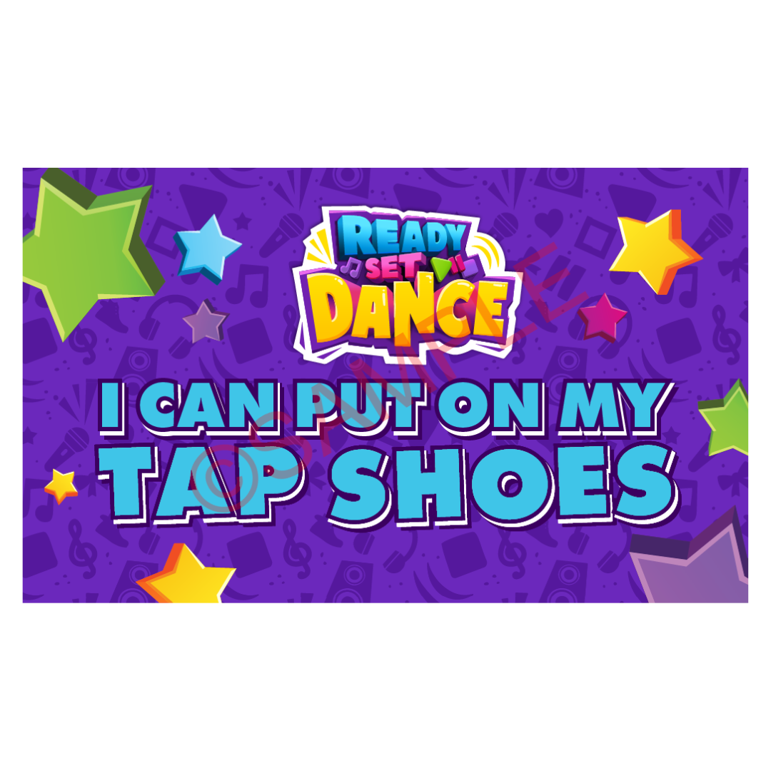 Milestone Card - Tap Shoes - Pack of 20