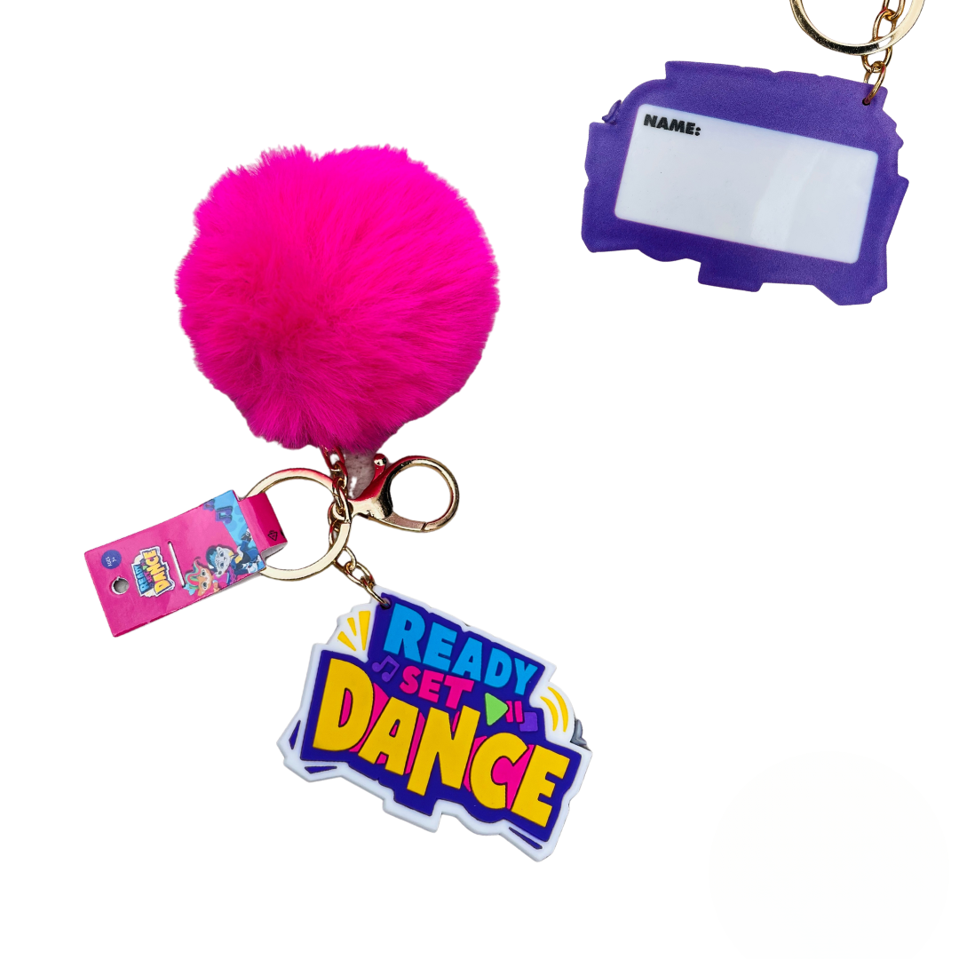 Pom Pom Bag Tag